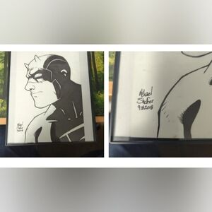 Daredevil 5 1/2" x 8 1/2" Commission Piece by Marvel Artist Michael Shelfer